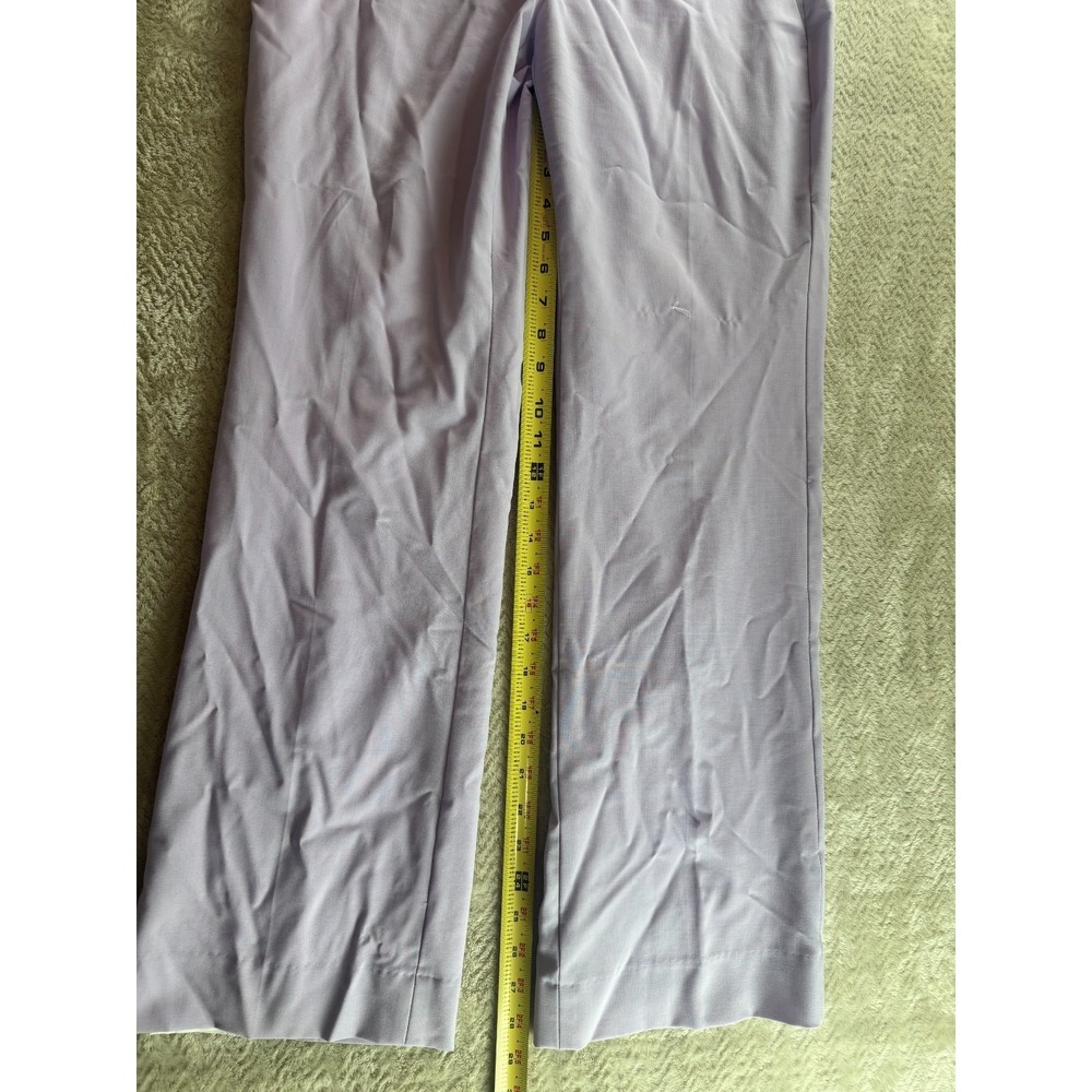 Banana Republic Logan Dress Pants Womens 8S Purple Flat Front Stretch Outdoor - Picture 11 of 11
